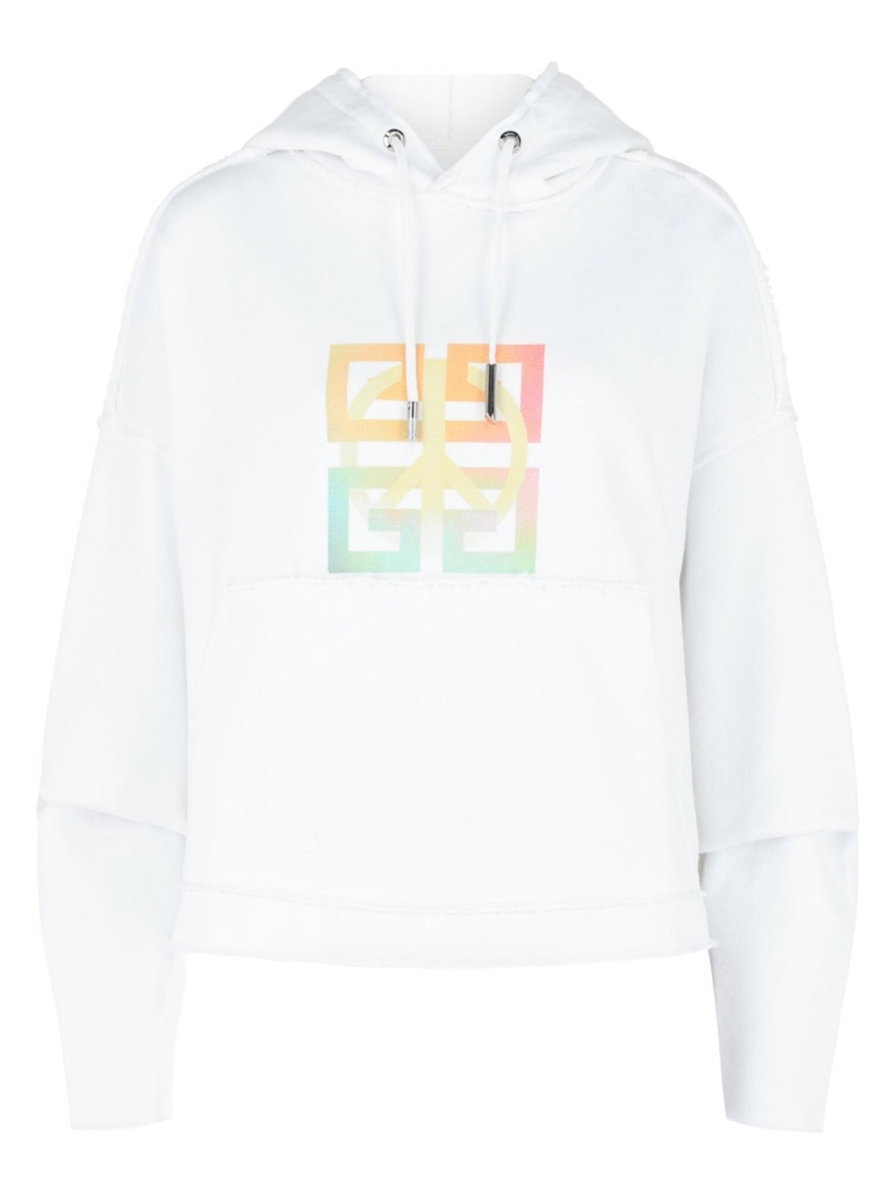 GIVENCHY WOMENS 4G PEACE-PRINT HOODIE